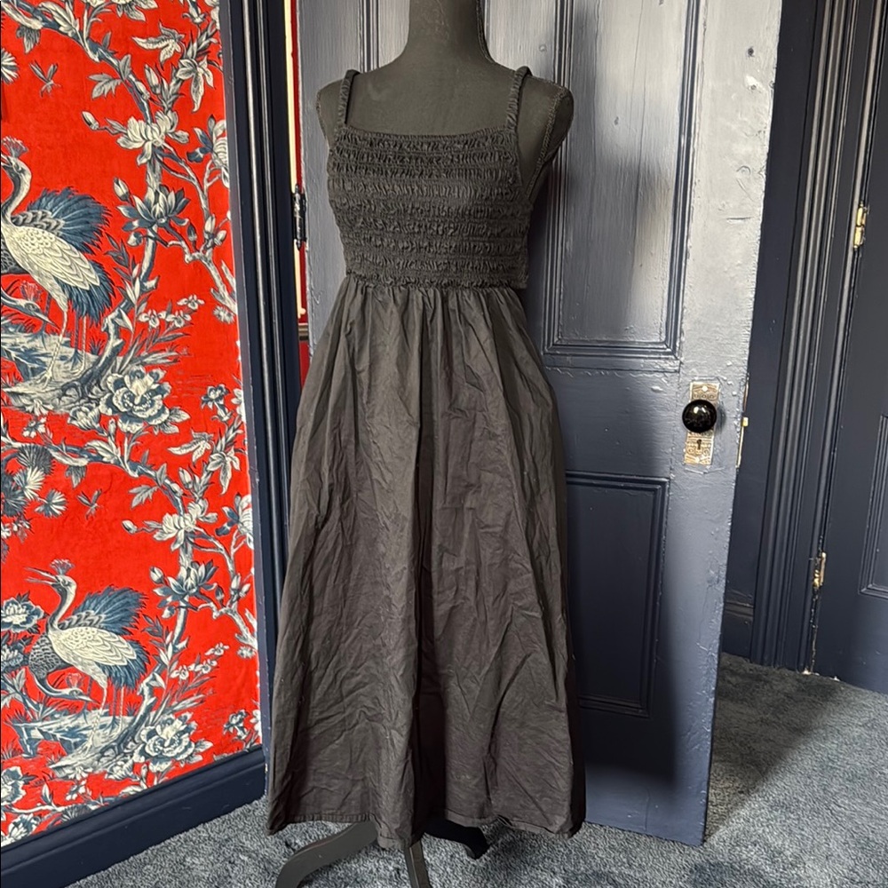 Old Navy open back Black Midaxi Dress M
